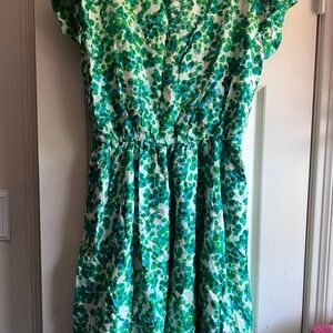 GAP Watercolor Print Mini Dress